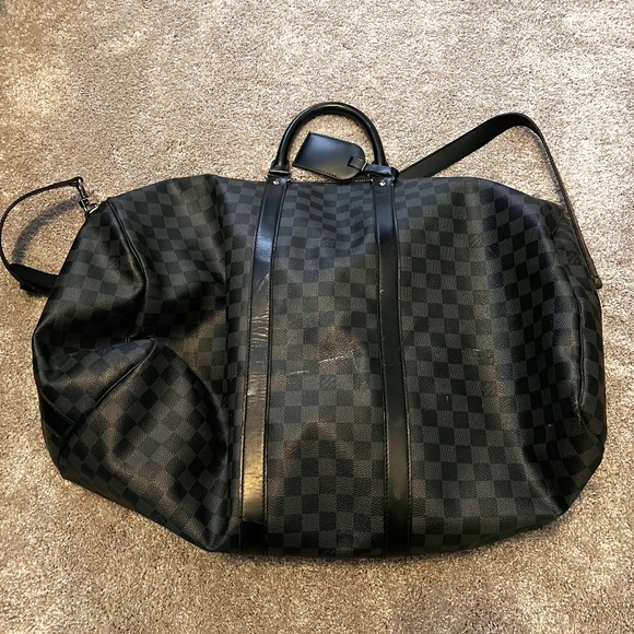 LOUIS VUITTON KEEPALL DAMIER 55 - Picture 1 of 12